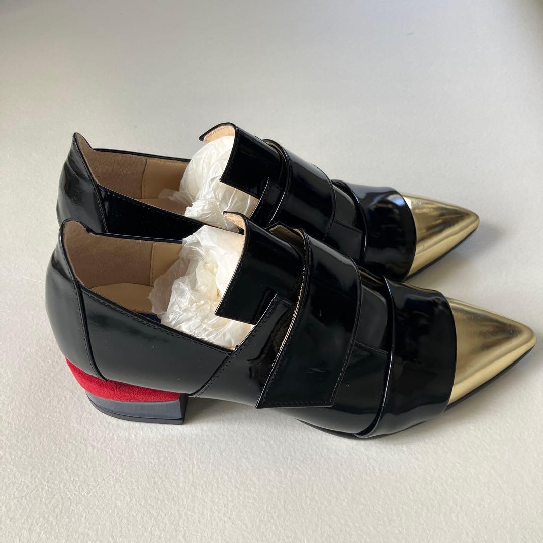 未使用　UN3D. アンスリード　SHARP MANNISH SHOES