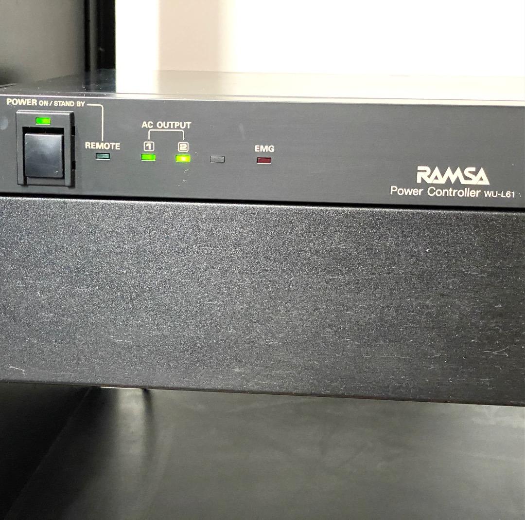 I*P様 動作品 RAMSA WU-L61 電源+システム ラック マウント用キ