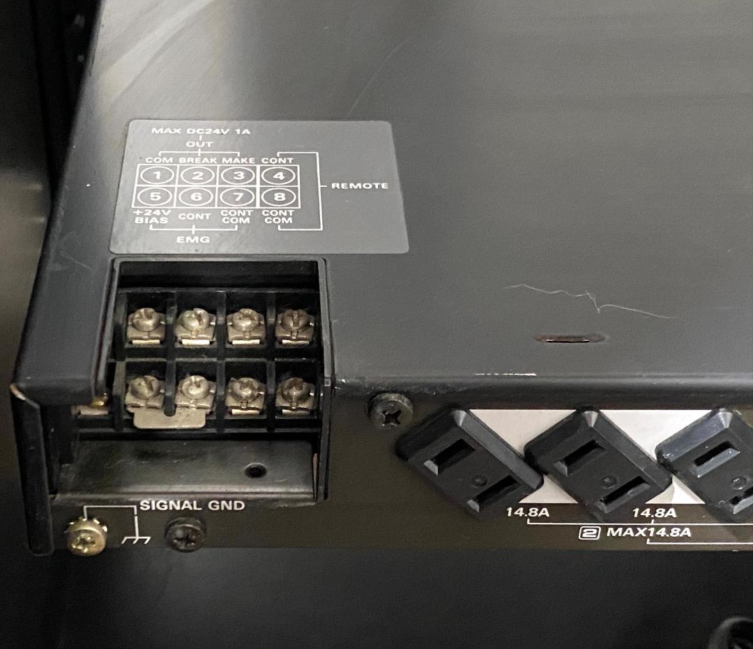 I*P様 動作品 RAMSA WU-L61 電源+システム ラック マウント用キ