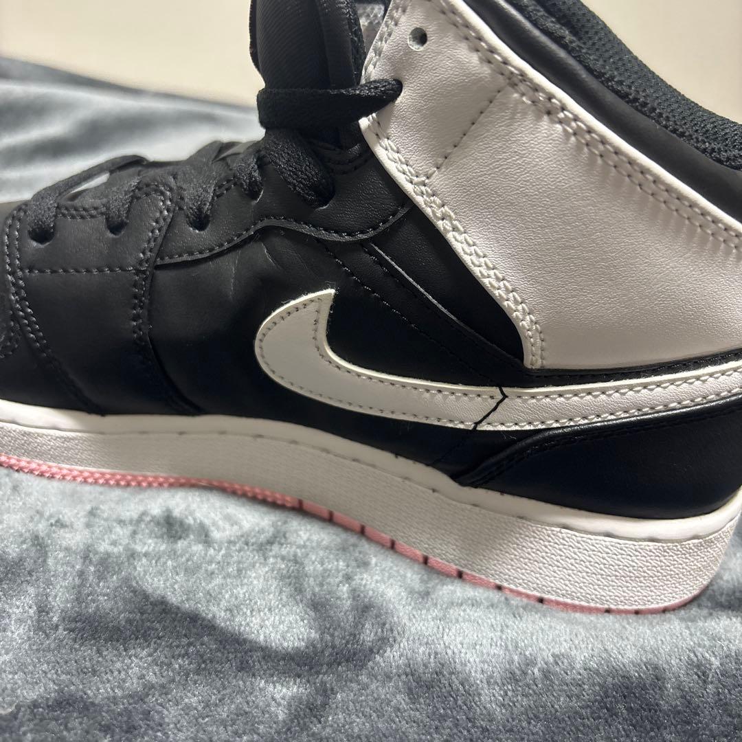 り*こ様 AIR JORDAN 1 MID GS 1 NIKE スニーカー