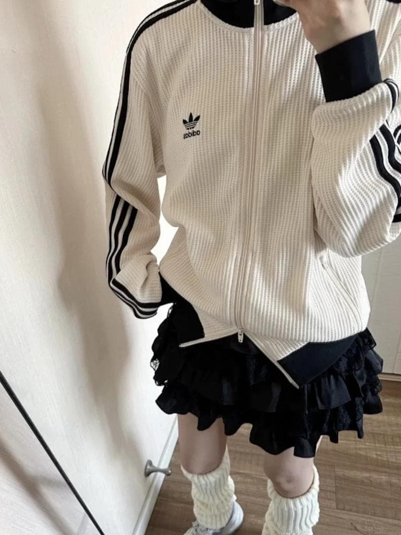 人気 【韓国限定サイズ】 adidas ワッフルBB トラックジャケット XL