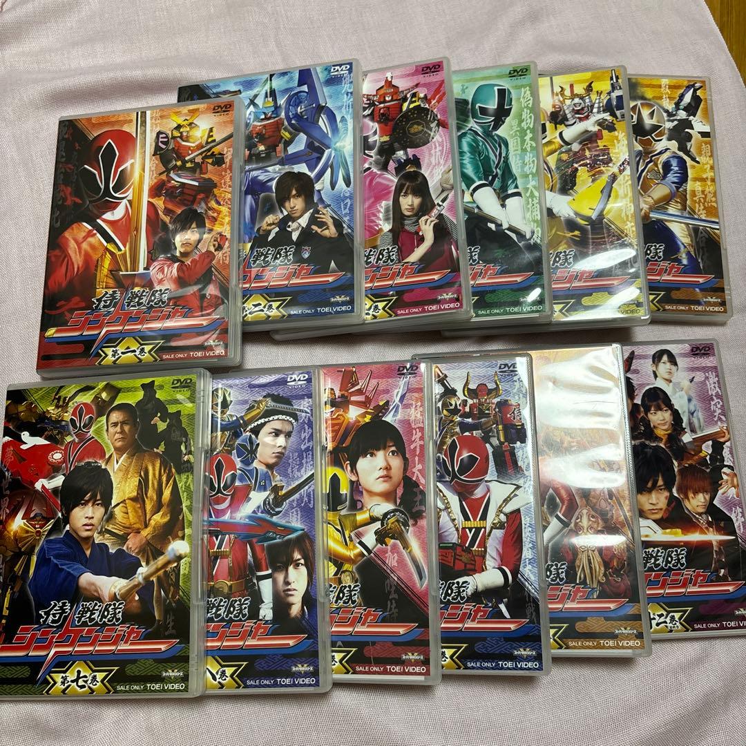 侍戦隊シンケンジャー　DVD BOX12巻　全巻セット　松坂桃李