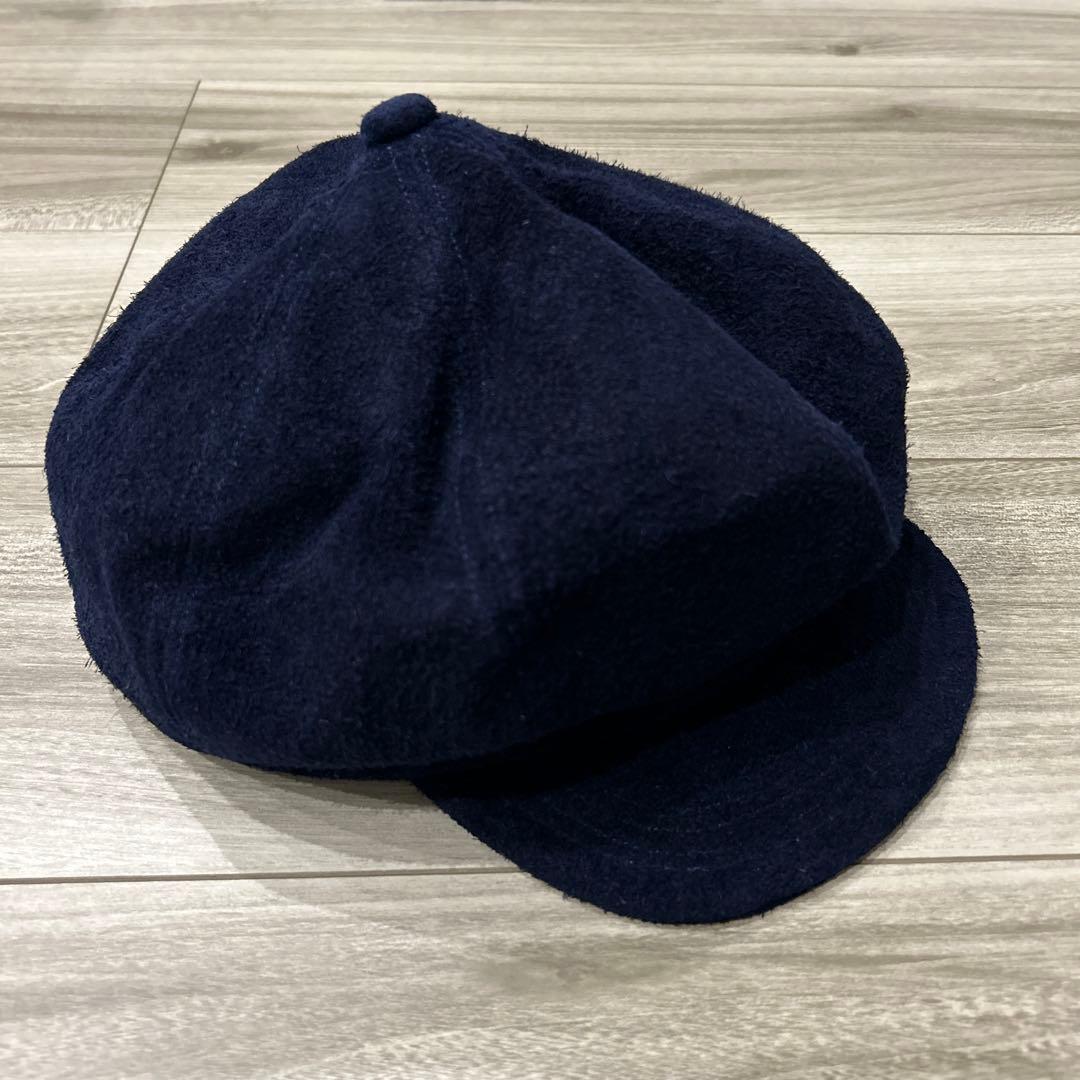 TROPHY CLOTHINGネイビー キャップ　キャスケット S/M
