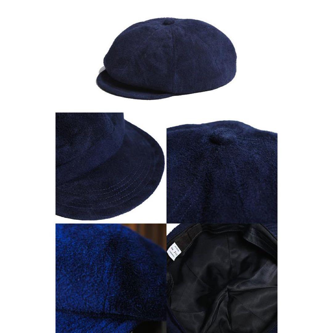 TROPHY CLOTHINGネイビー キャップ　キャスケット S/M