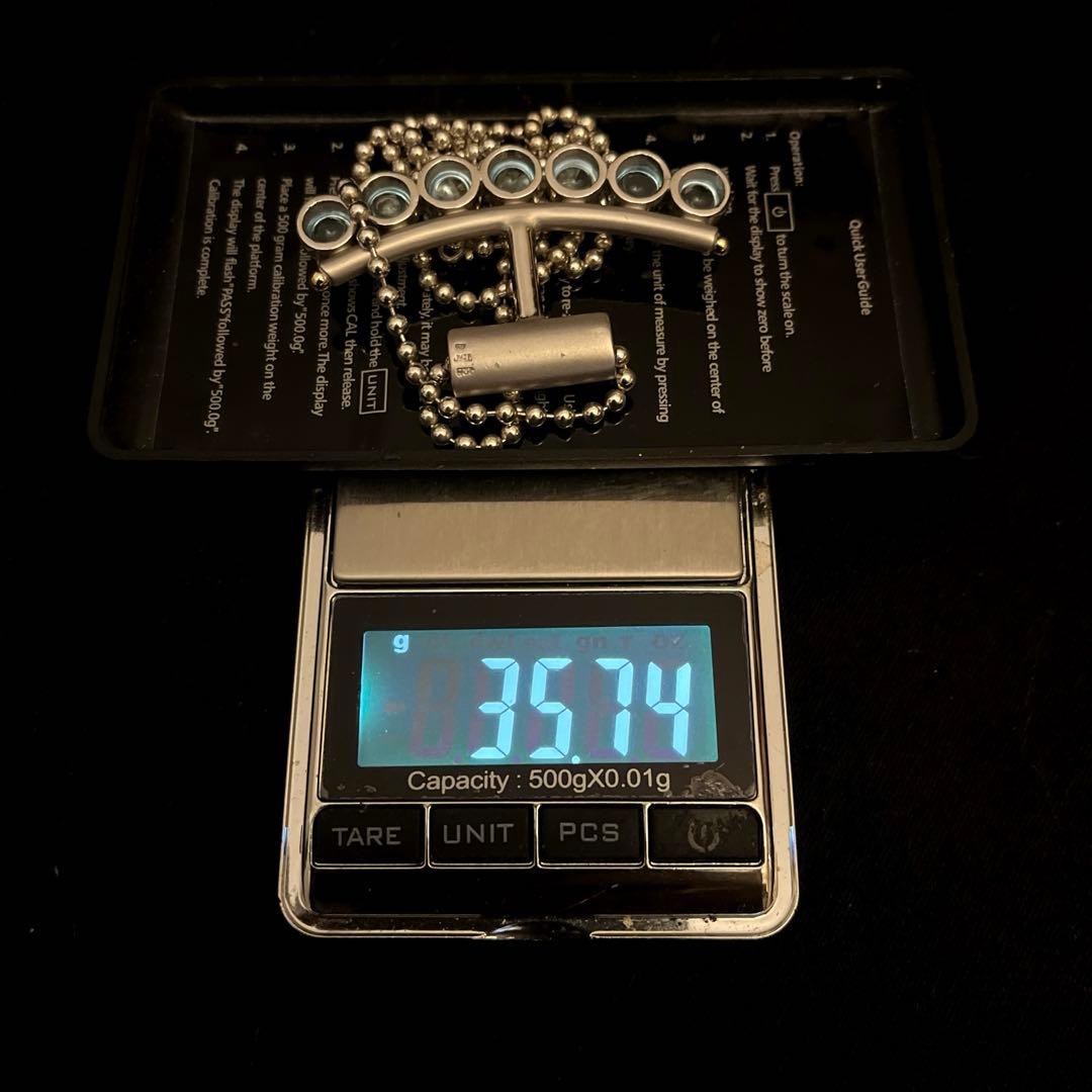 シルバー925 k18 ヴィンテージ ネックレス　ルビー　イタリア