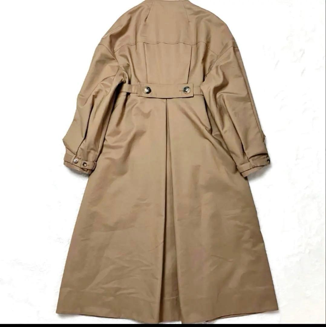 美品✨近年 UN3D. 袖コクーンダブルブレスト トレンチコート アンスリード