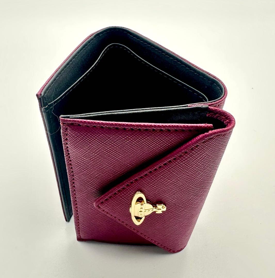 【最新✦希少】Vivienne Westwood 三つ折り財布 レッド 赤