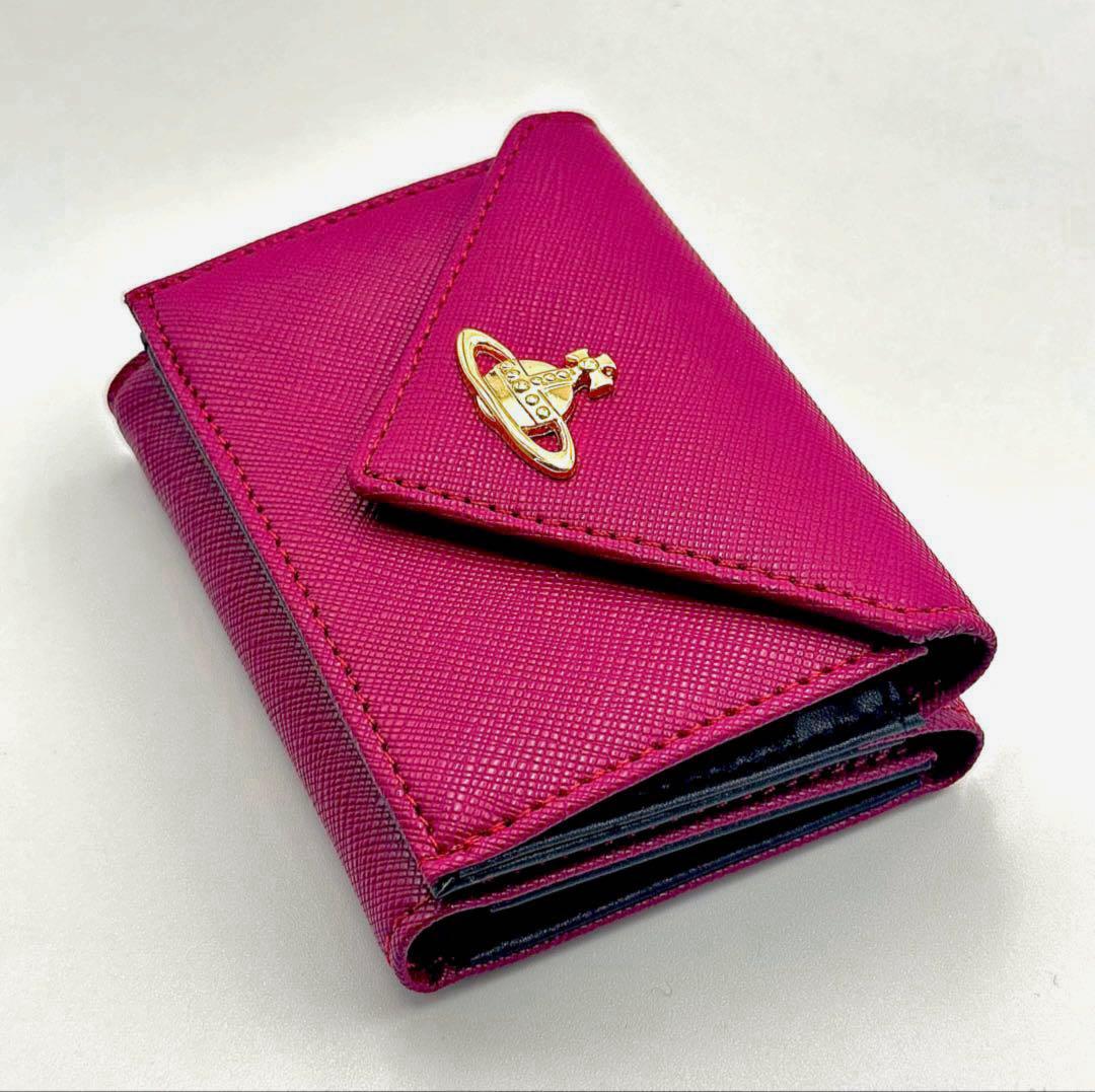【最新✦希少】Vivienne Westwood 三つ折り財布 レッド 赤