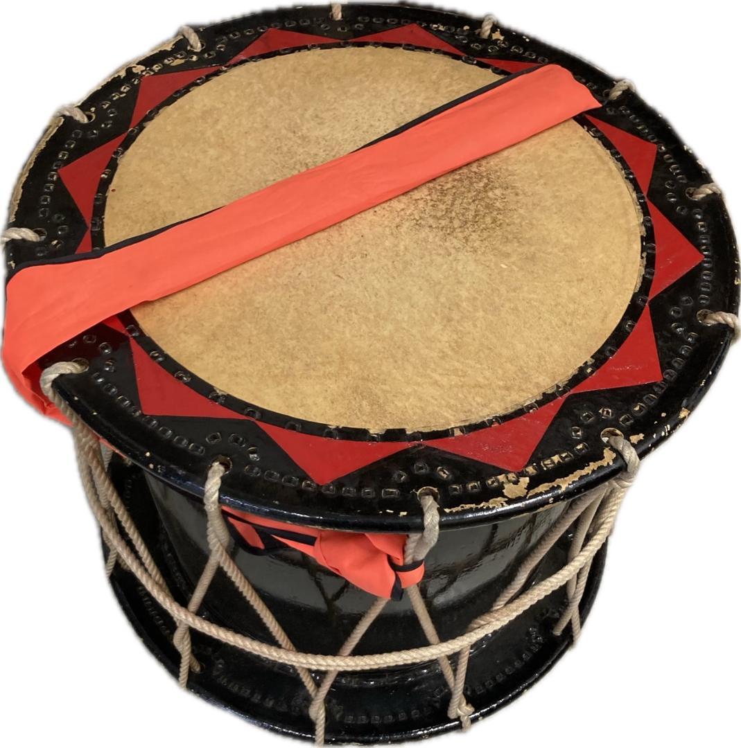 盛岡 さんさ太鼓 一尺六寸 1尺6寸 直径 約49cm　和太鼓