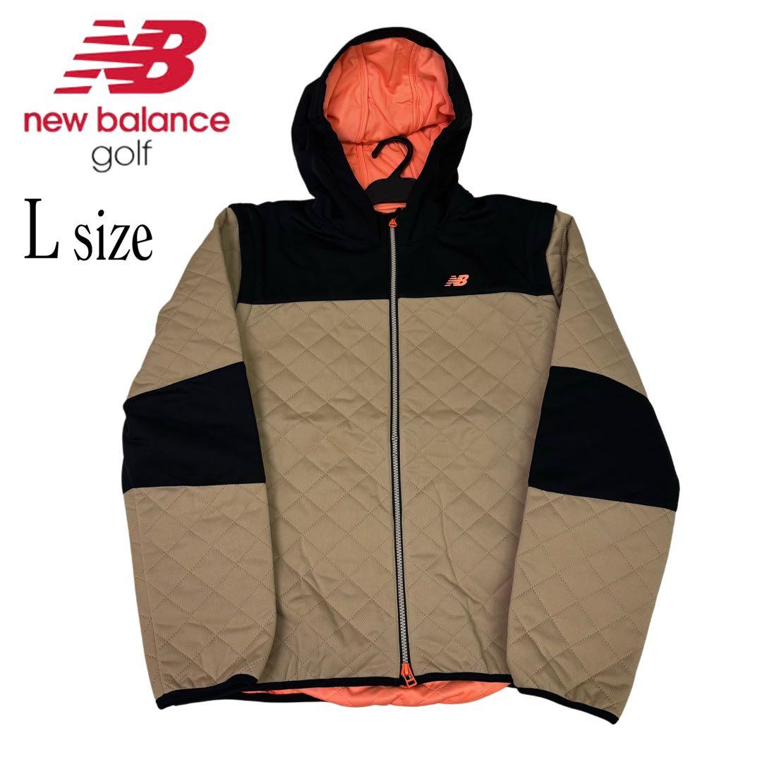 未使用級　new balance golf キルティングジャケット Lサイズ