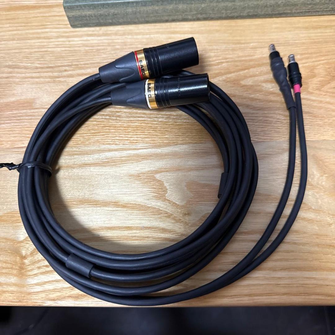 SAEC HD800用ケーブル　3.0m ジャンク