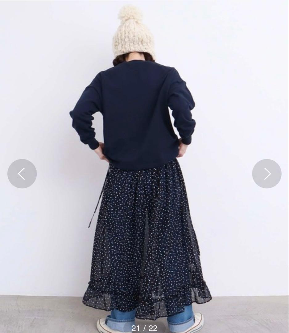 アトリエドゥサボン 冬のせいかつ　裏毛刺繍プルオーバー