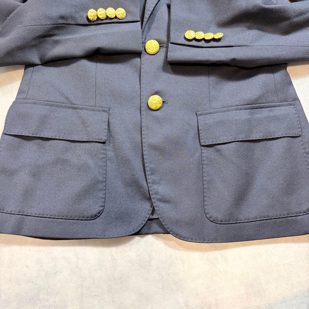 美品✨ ラルフローレン 紺ブレ ロゴ ワッペン L 165 92A