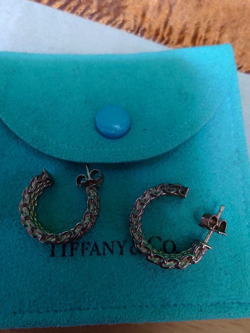 Tiffany & Co. サマセットフープピアス 925シルバー