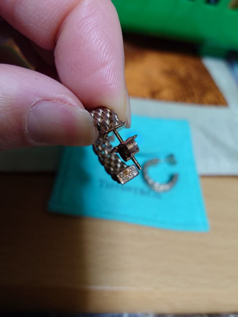 Tiffany & Co. サマセットフープピアス 925シルバー