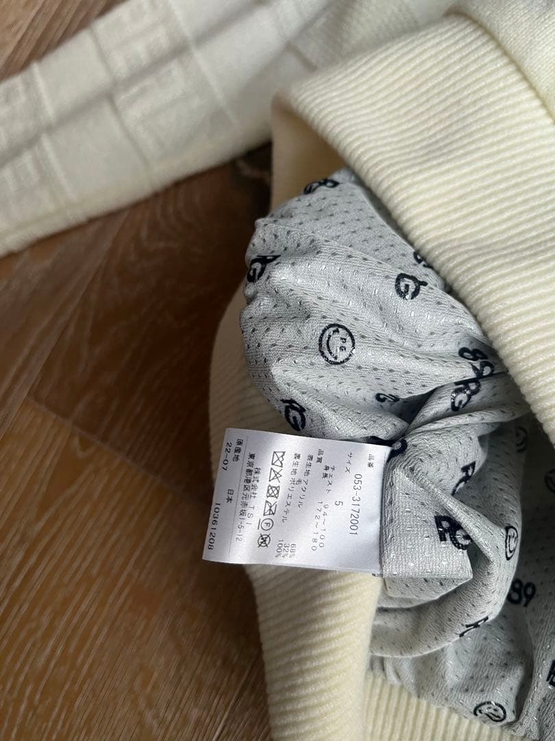 【美品】PEARLYGATES防寒ニットブルゾン