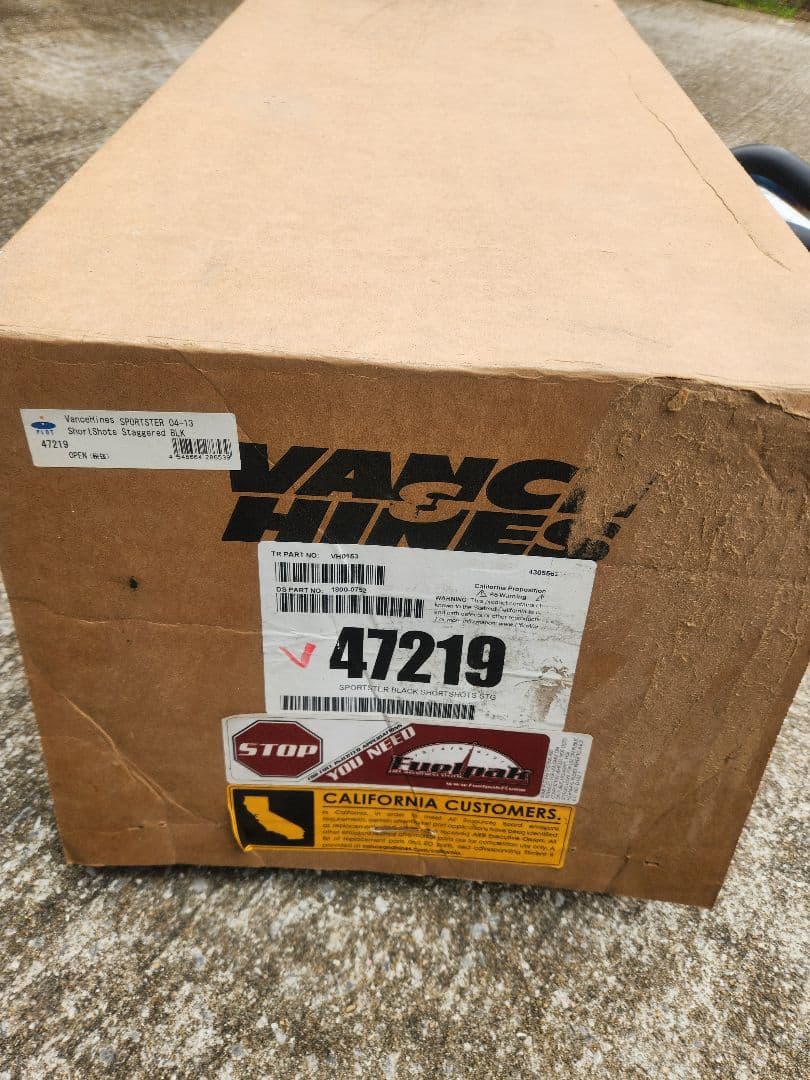 vance&hines ショートショット マフラー