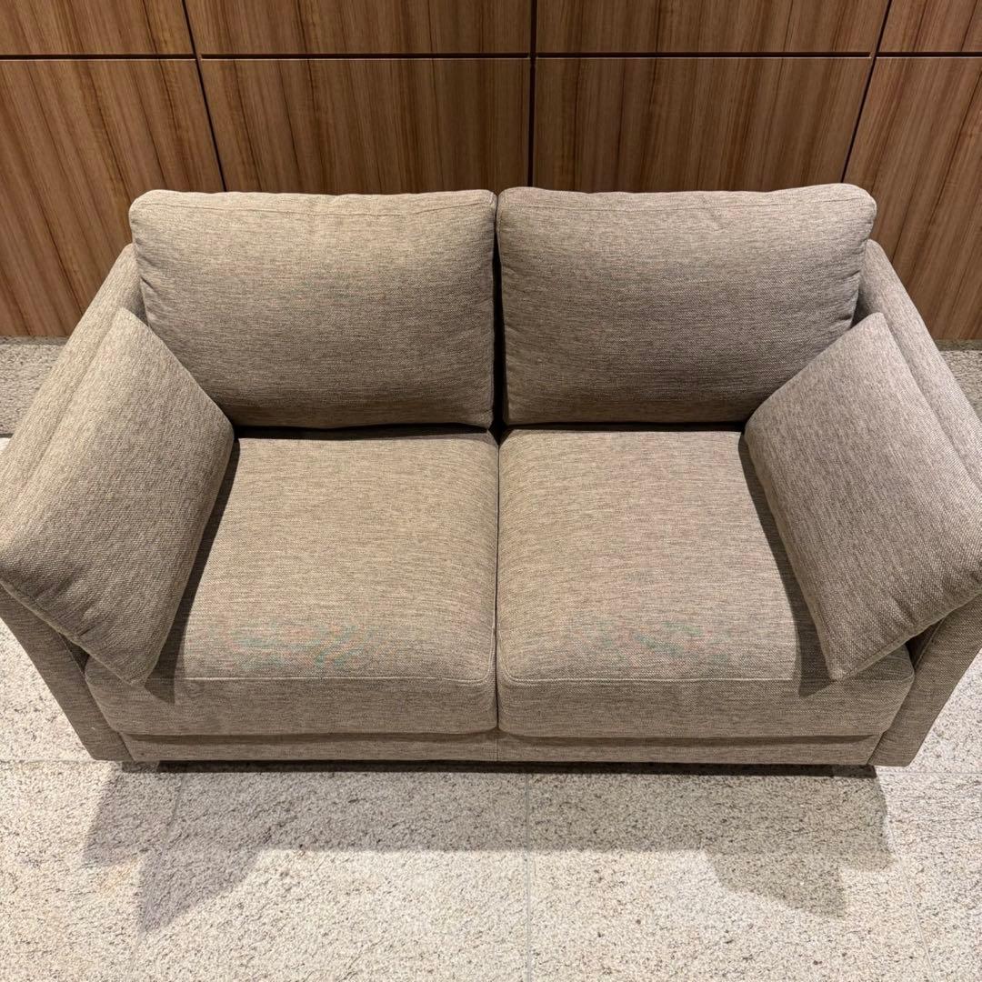 ニトリ 2人掛けソファ CA10 DR-BE ベージュ 布張り グレージュ系