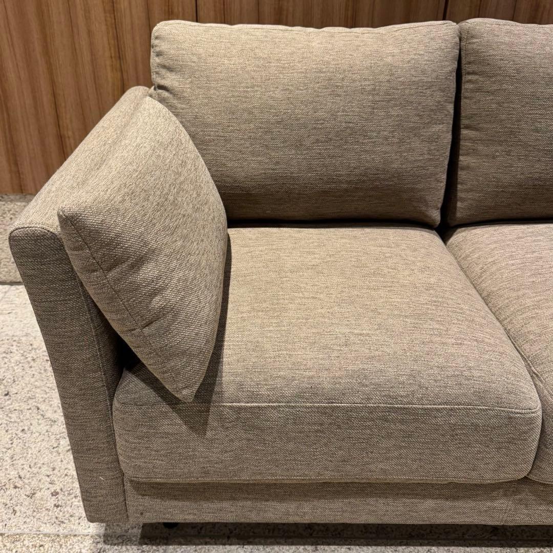 ニトリ 2人掛けソファ CA10 DR-BE ベージュ 布張り グレージュ系