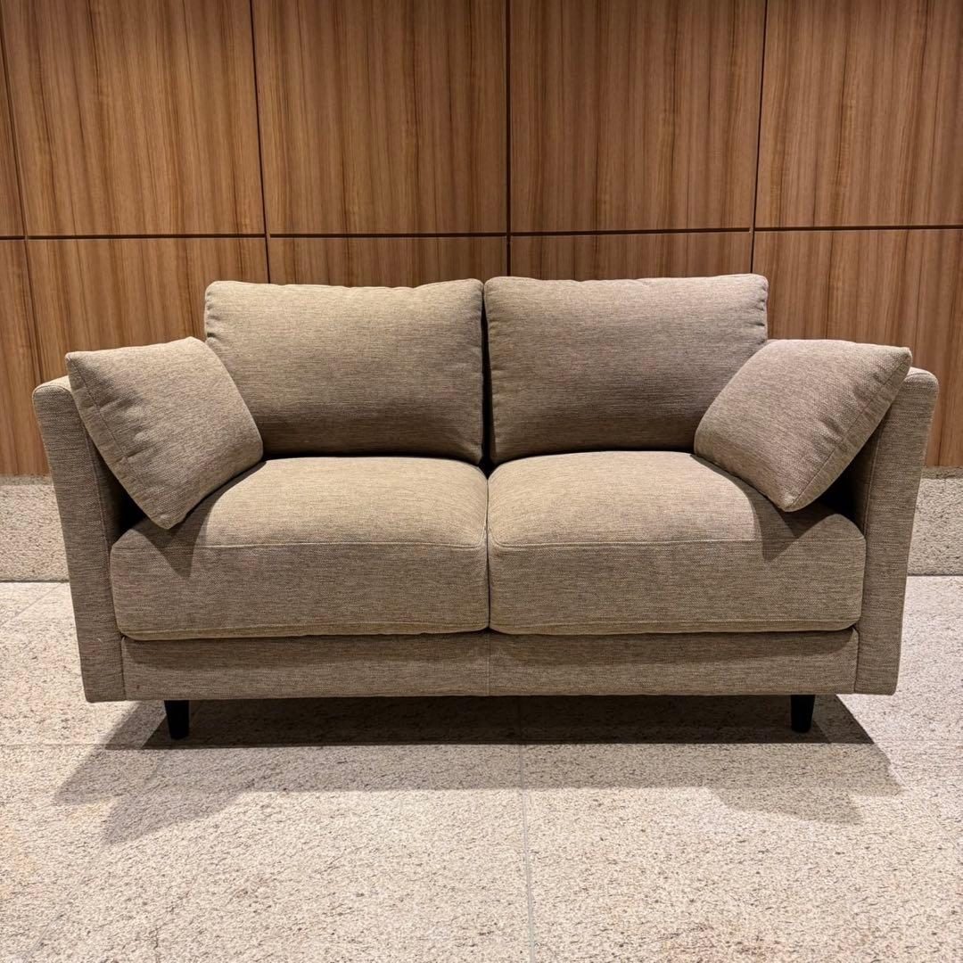 ニトリ 2人掛けソファ CA10 DR-BE ベージュ 布張り グレージュ系