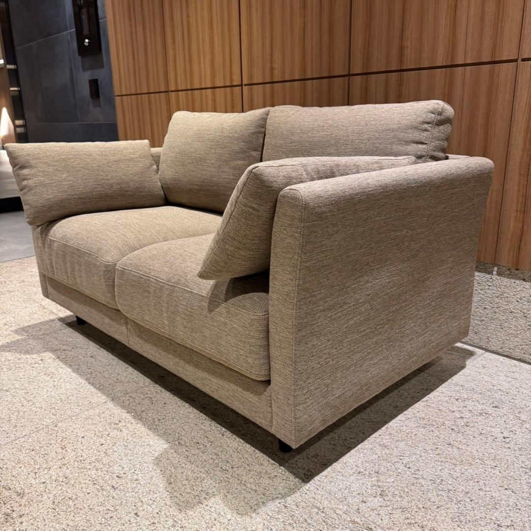 ニトリ 2人掛けソファ CA10 DR-BE ベージュ 布張り グレージュ系