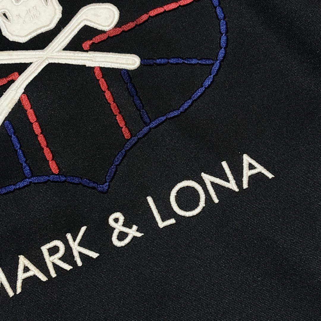 MARK&LONA　ワンピース　パーカー　スカル　ゴルフ　ゆったり　 ブラック