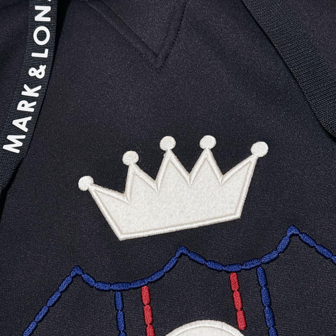 MARK&LONA　ワンピース　パーカー　スカル　ゴルフ　ゆったり　 ブラック