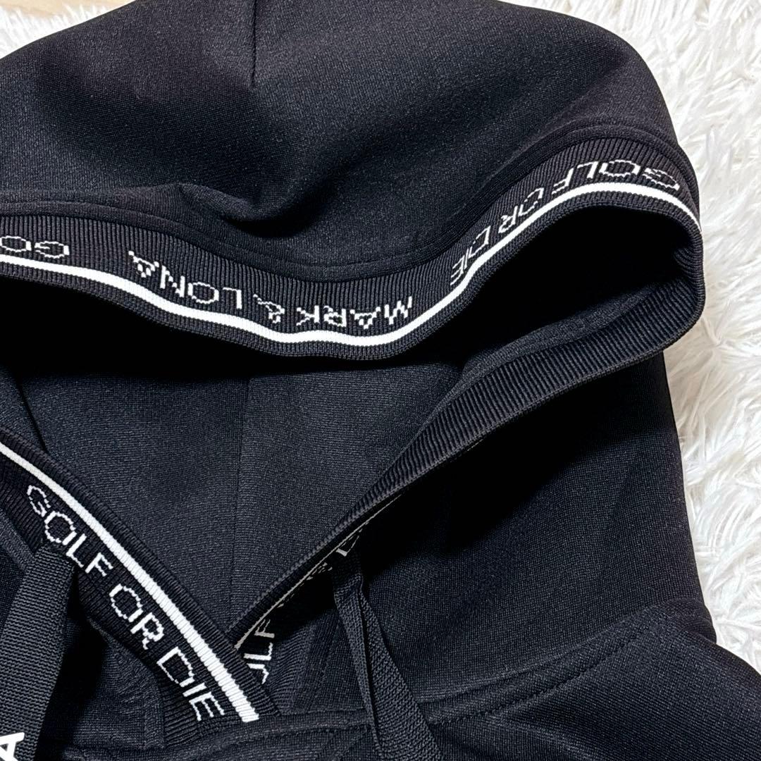 MARK&LONA　ワンピース　パーカー　スカル　ゴルフ　ゆったり　 ブラック