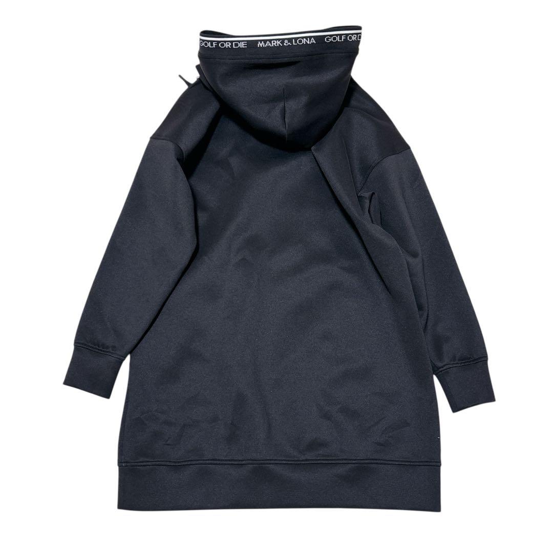 MARK&LONA　ワンピース　パーカー　スカル　ゴルフ　ゆったり　 ブラック