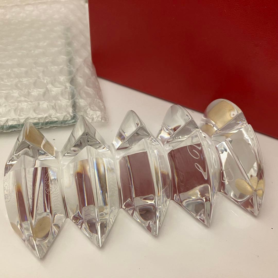 美品★Baccarat バカラ フォトフレーム 写真立て　ミラースタンド　箱付き