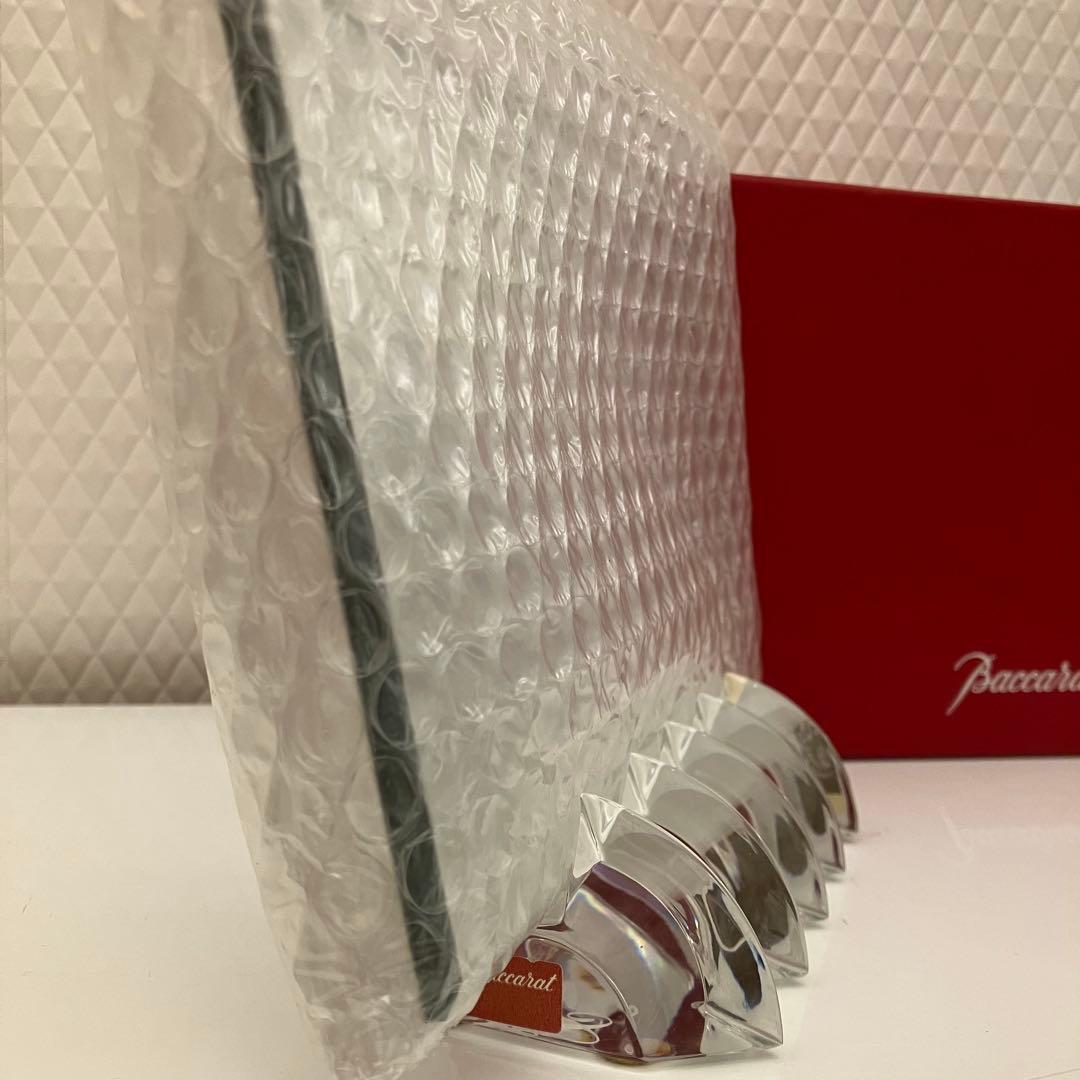 美品★Baccarat バカラ フォトフレーム 写真立て　ミラースタンド　箱付き