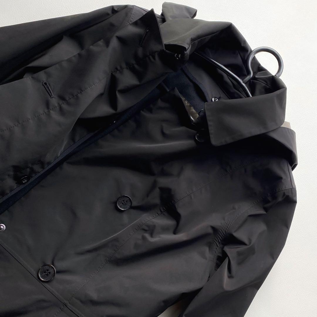 【未使用/マキシ丈】マッキントッシュ ロングライナー付コート 40 黒