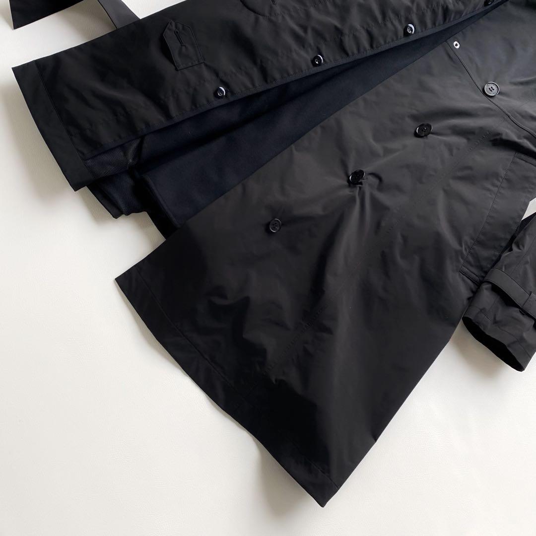 【未使用/マキシ丈】マッキントッシュ ロングライナー付コート 40 黒