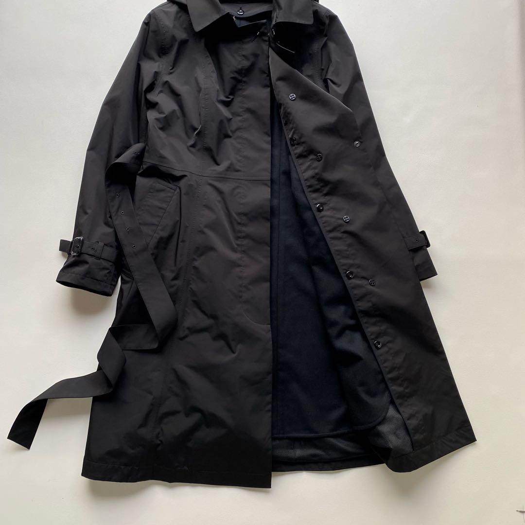 【未使用/マキシ丈】マッキントッシュ ロングライナー付コート 40 黒