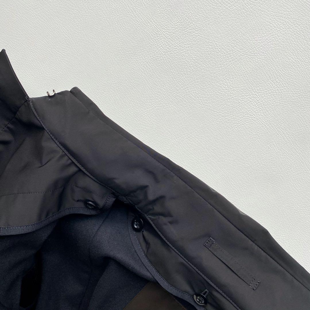 【未使用/マキシ丈】マッキントッシュ ロングライナー付コート 40 黒