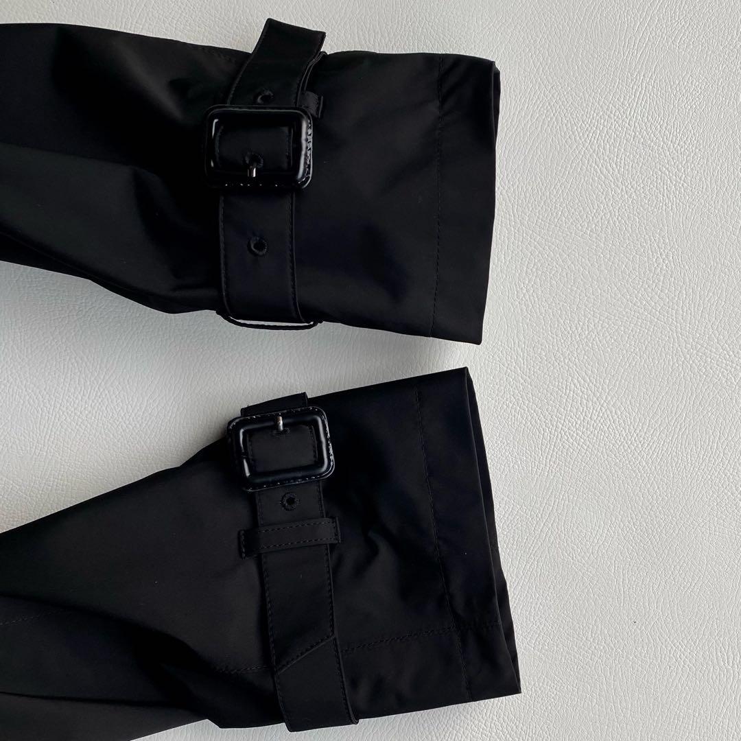 【未使用/マキシ丈】マッキントッシュ ロングライナー付コート 40 黒