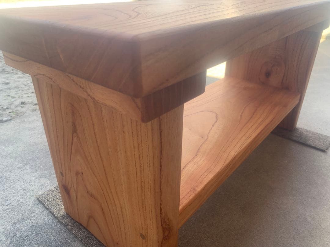 専用☆夏セール✨A:サイドテーブル、TV台、飾り棚＊棚有【魅力的な杢目、色艶】