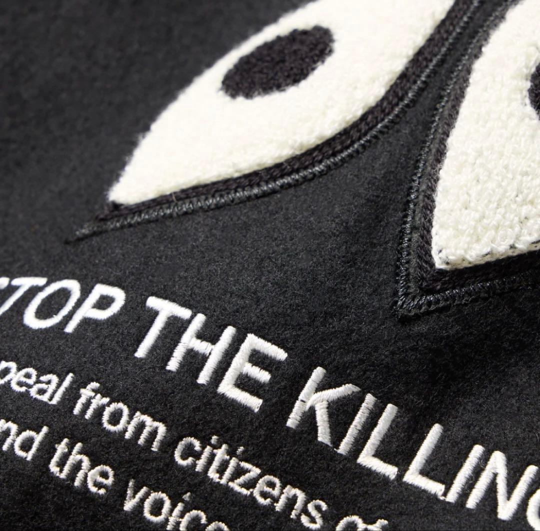 ヒ*ク様 NEW ERA メルトン ヴァーシティジャケット 岡本太郎 スタジャン