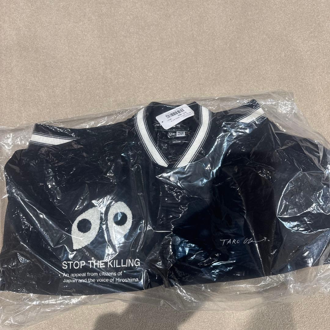 ヒ*ク様 NEW ERA メルトン ヴァーシティジャケット 岡本太郎 スタジャン