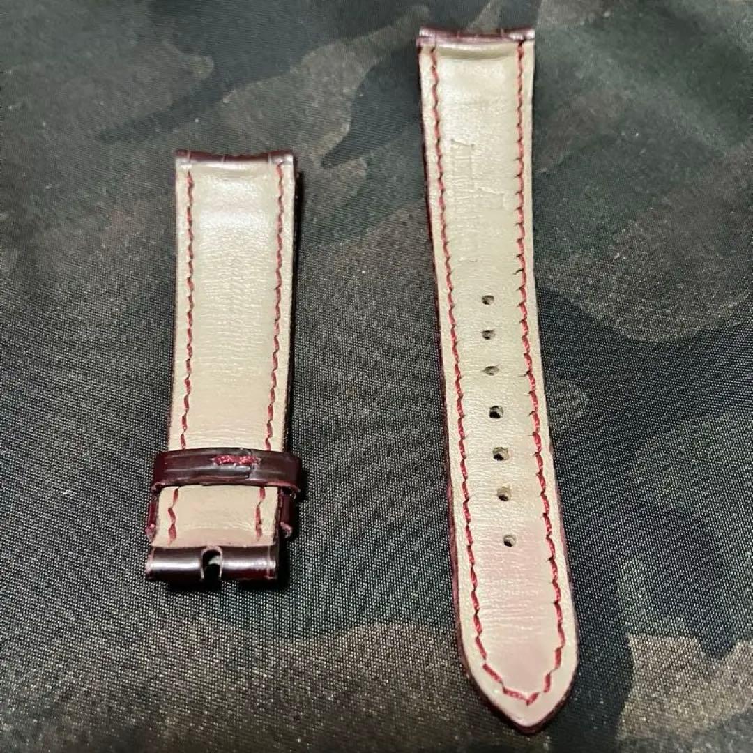 オーデマピゲ　純正ベルト　レッドステッチ　アリゲーター　20mm