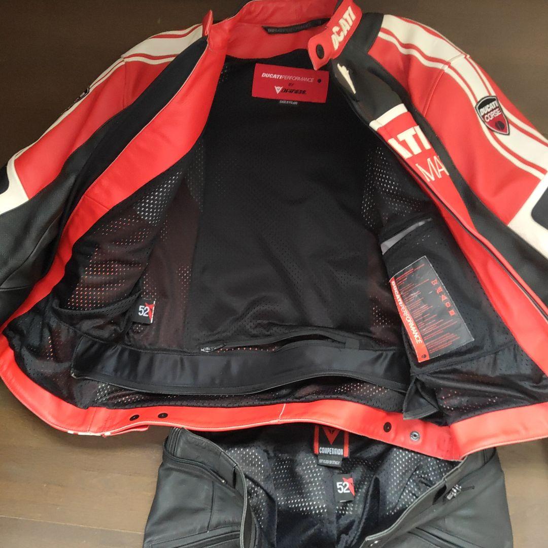 DUKATIレザージャケット、ダイネーゼ イタリヤ正規品 上下、