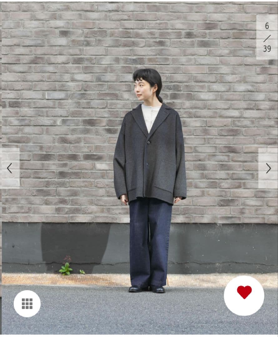 【未使用品】かぐれ　ウールテーラードショートコート 2025AW