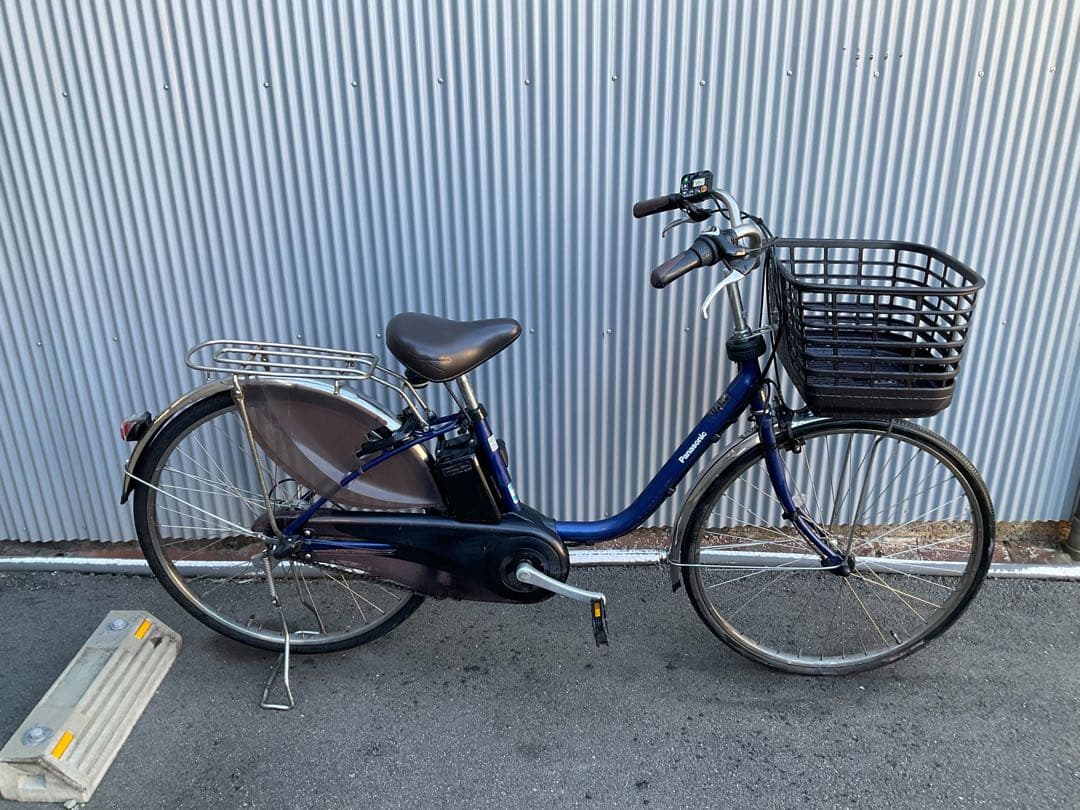 パナソニック最新機種電動アシスト自転車viviDX26インチブルーボディー