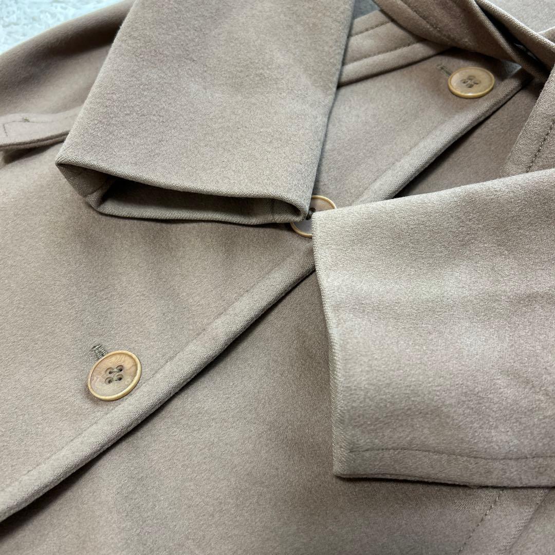 MAX&Co ウール100%ロングコート ベルト付き キャメル マックスマーラ系