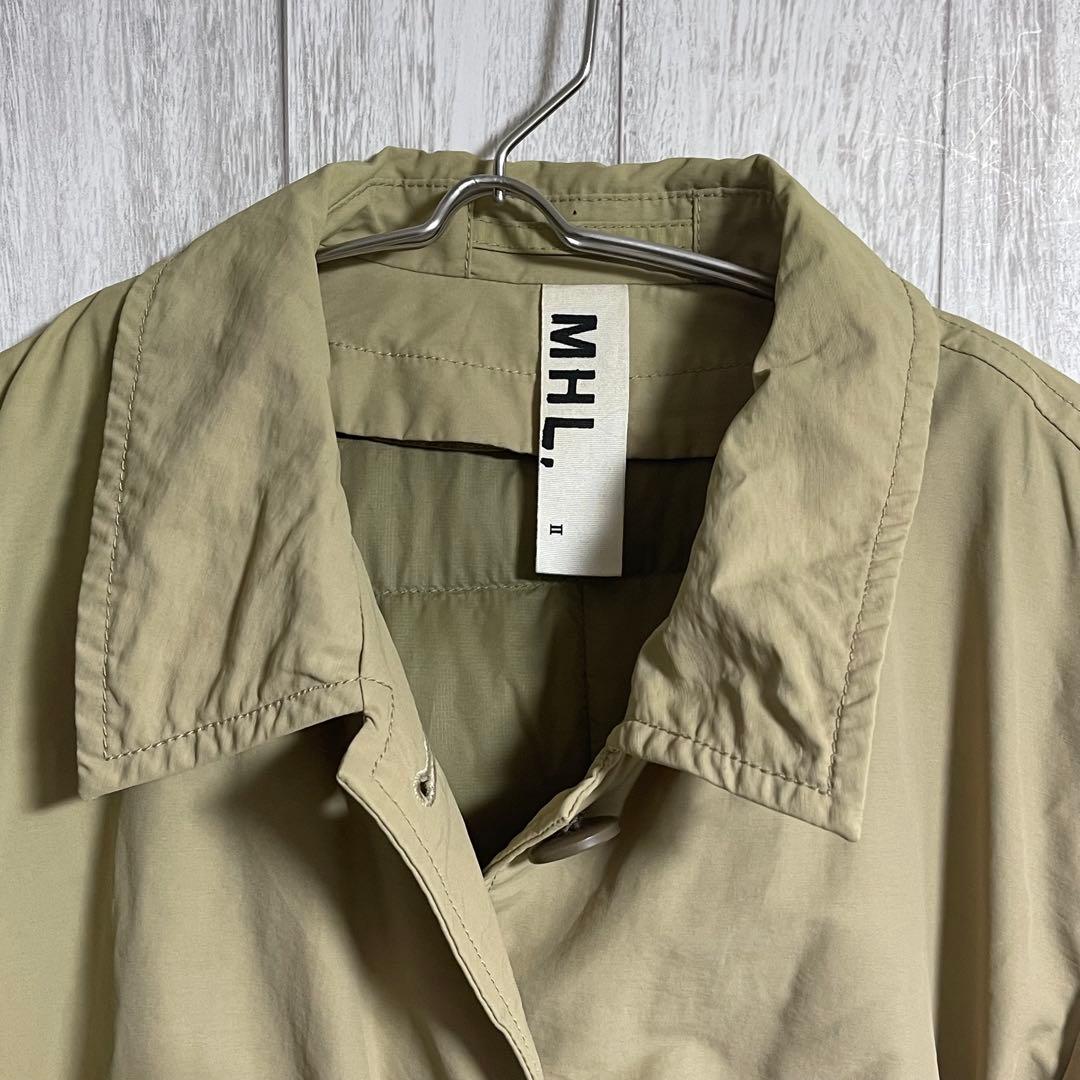 【美品】マーガレットハウエル ライナー付き チェスターコート ベージュ インナー