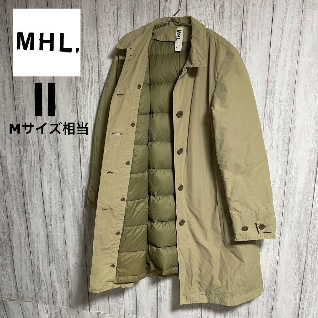 【美品】マーガレットハウエル ライナー付き チェスターコート ベージュ インナー