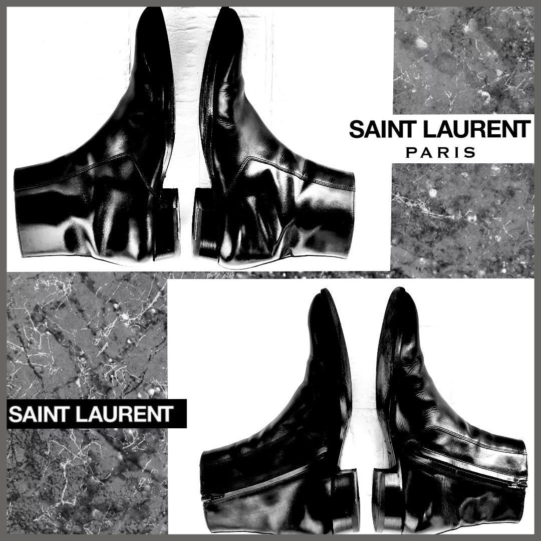 SAINT LAURENT サンローラン✦ワイアットジップブーツ エディ期42