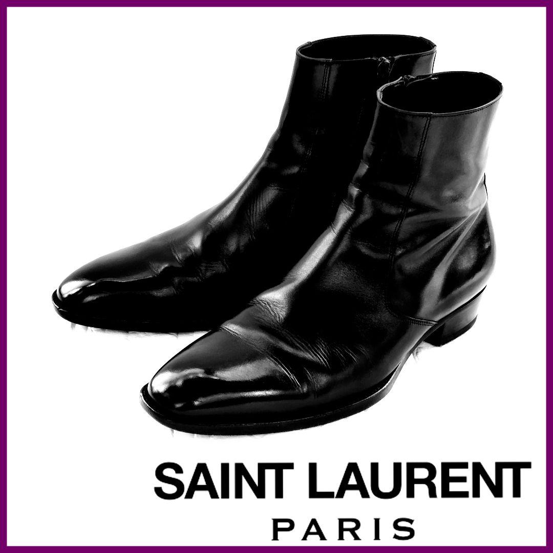 SAINT LAURENT サンローラン✦ワイアットジップブーツ エディ期42