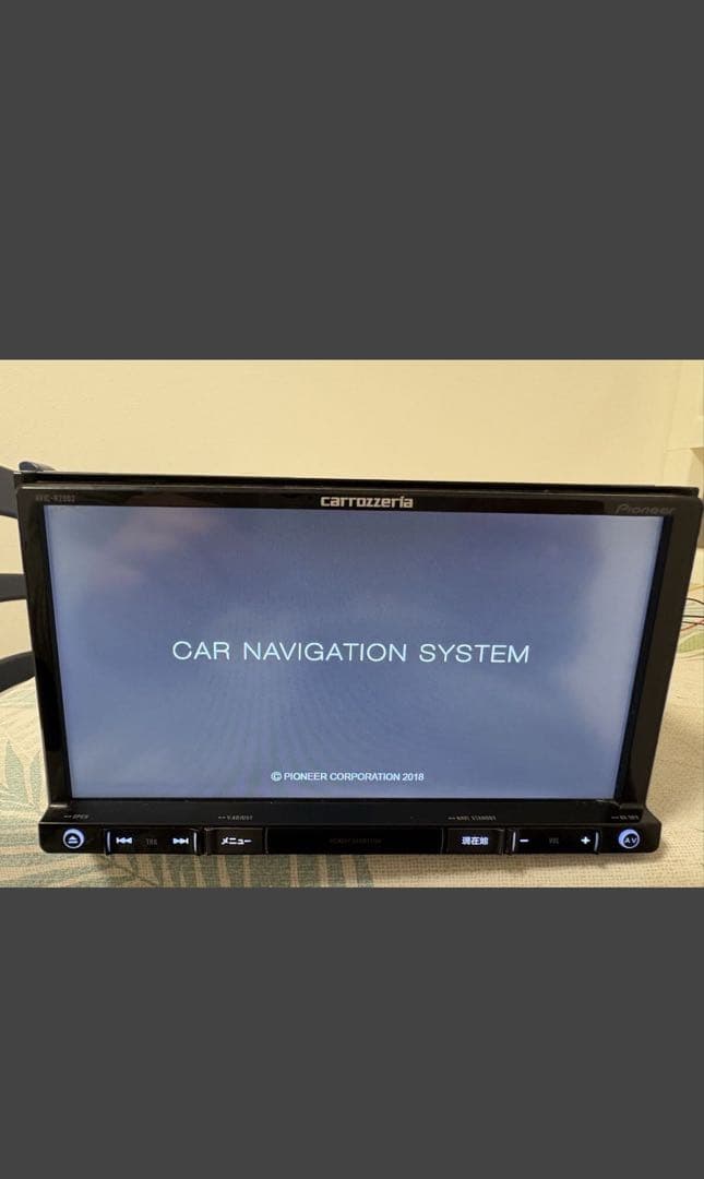 Carrozzeria カーナビAVIC-RZ002 地図2018年