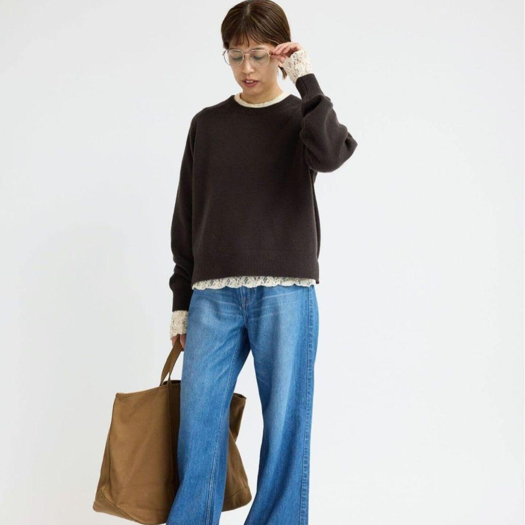 IENA　flowerストレッチレースプルオーバー（完売品）